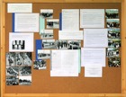 Pietní akci doprovázely panely s fotografiemi a dalšími dokumenty