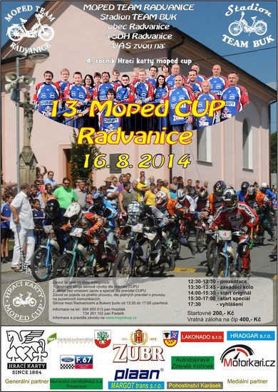 Plakát - MOPED CUP 2014